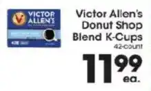 Price Rite Victor Allen's Donut Shop Blend K-Cups offer