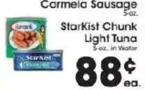 Price Rite Carmela Sausage offer
