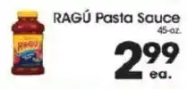 Price Rite Ragú pasta sauce offer