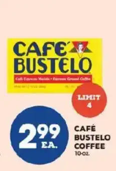 Price Rite Cafe Bustelo coffee offer