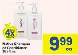 ACME Native Shampoo or Conditioner offer
