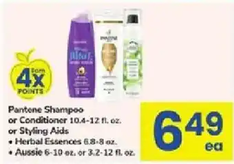 Pantene Shampoo or Conditioner or Styling Aids or Herbal Essences or Aussie