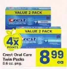 ACME Crest Oral Care Twin Packs offer