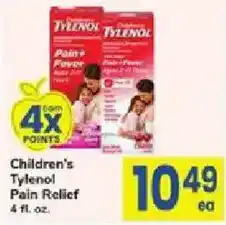 ACME Children's Tylenol Pain Relief offer