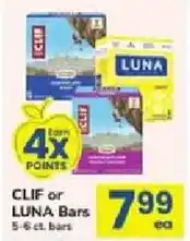ACME Clif or Luna Bars offer