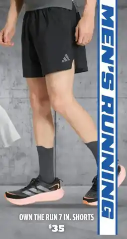 Big 5 Adidas own the run 7 in. shorts offer