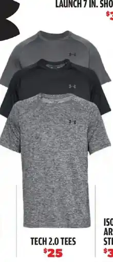 Big 5 Under Armour tech 2.0 tees offer