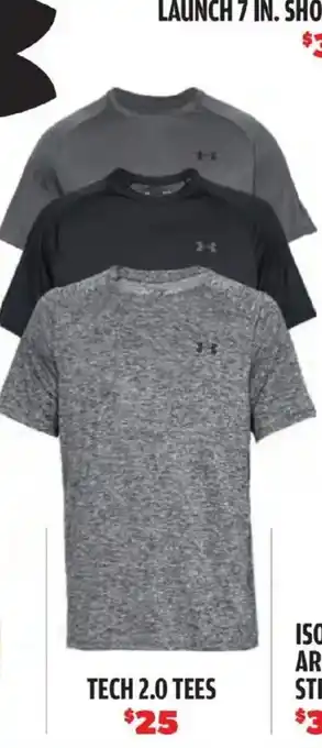Under Armour tech 2.0 tees