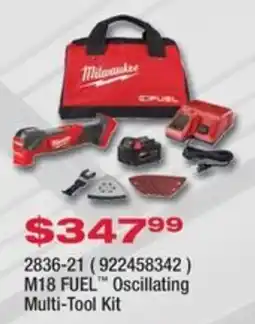 Fastenal Milwaukee M18 FUEL™ Oscillating Multi-Tool Kit offer