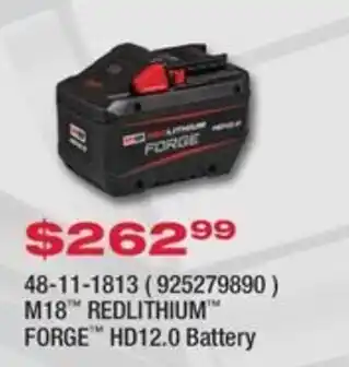 Fastenal M18 Redlithium Forge Hd12.0 Battery offer