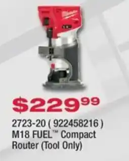 Fastenal M18 FUEL™ Compact Router offer