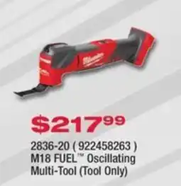 Fastenal M18 FUEL Oscillating Multi-Tool offer