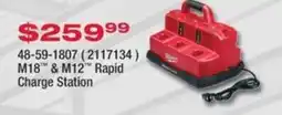 Fastenal Milwaukee M18™ & M12™ Rapid Charge Station offer