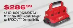 Fastenal M18 Six Bay Rapid Charger offer