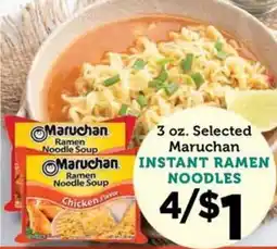 Norco Fresh Market Maruchan instant ramen noodles offer