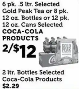 Norco Fresh Market Selected Gold Peak Tea or Selected Coca-Cola Products offer