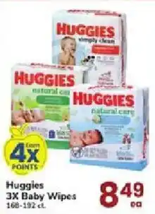 ACME Huggies 3x Baby Wipes offer
