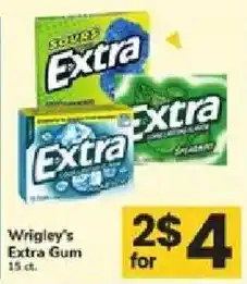 ACME Wrigley's Extra Gum offer