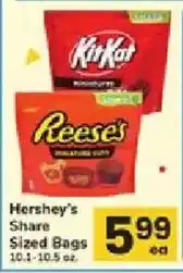 ACME Hershey's Share Sized Bags offer