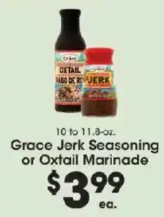 Price Rite Grace Jerk Seasoning or Oxtail Marinade offer