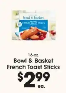 Price Rite Bowl & Basket French Toast Sticks offer