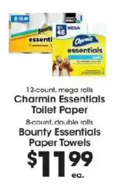 Price Rite Charmin Essentials Toilet Paper offer