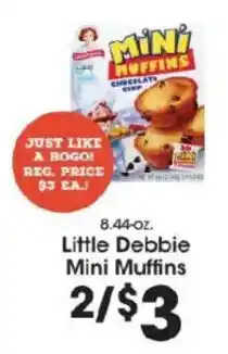 Price Rite Little Debbie Mini Muffins offer