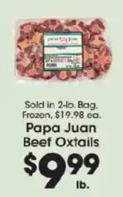 Price Rite Papa Juan Beef Oxtails offer