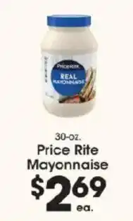 Price Rite Price Rite mayonnaise offer