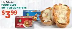 Norco Fresh Market Food Club butter quarters offer