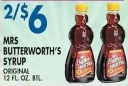 Met Foodmarkets Mrs Butterworth's syrup offer