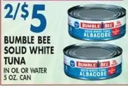 Met Foodmarkets Bumble Bee solid white tuna offer