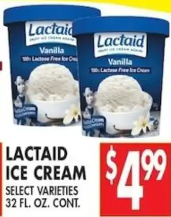 Met Foodmarkets Lactaid ice cream offer