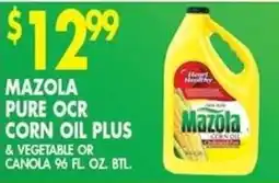 Met Foodmarkets Mazola pure ocr corn oil plus & vegetable or canola offer
