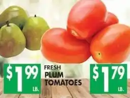 Met Foodmarkets Fresh Plum Tomatoes offer