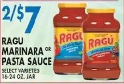 Met Foodmarkets Ragu marinara or pasta sauce offer