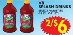 Met Foodmarkets V8 Splash Drinks offer