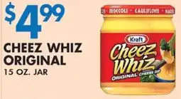 Met Foodmarkets Kraft cheez whiz original cheese dip offer