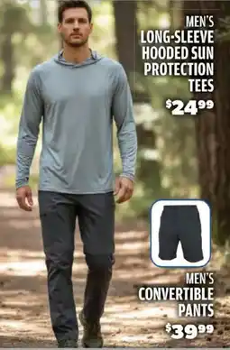 Big 5 Men's long-sleeve hooded sun protection tees offer