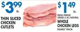 Met Foodmarkets Fresh Perdue Grade A All Natural Whole Chicken Legs Family Pack offer
