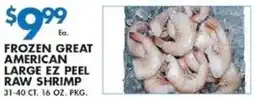 Met Foodmarkets Frozen great american large ez peel raw shrimp offer