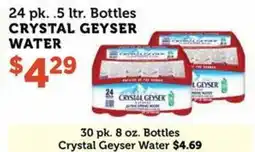 Norco Fresh Market Crystal Geyser Water offer