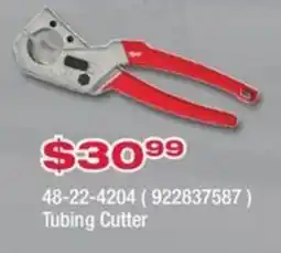 Fastenal Tubing Cutter offer