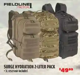 Big 5 Fieldline Tactical Surge Hydration 2-Liter Pack offer