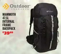 Big 5 Outdoor Products Mammoth Internal Frame Backpack offer