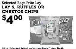 Norco Fresh Market Selected Bags Frito Lay Lay's, Ruffles or Cheetos Chips offer