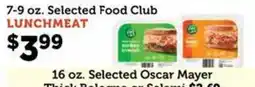 Norco Fresh Market Selected Food Club Lunchmeat offer