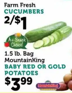 Norco Fresh Market MountainKing baby red or gold potatoes offer