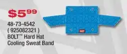 Fastenal Bolt Hard Hat Cooling Sweat Band offer