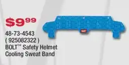Fastenal Bolt Safety Helmet Cooling Sweat Band offer